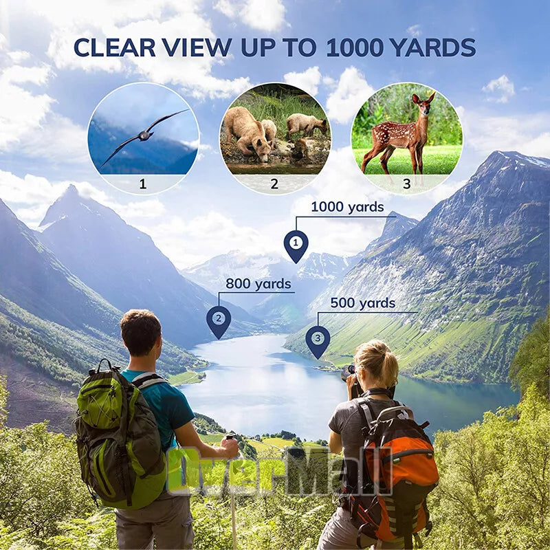 40x60 Monocular Telescope - High Power Outdoor Monocular - Waterproof HD Scope