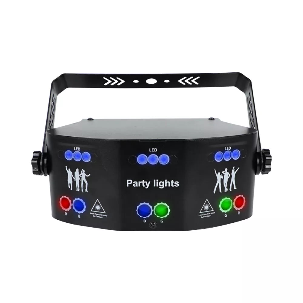 15Eye RGB DMX Laser Stage Strobe Light Projector LED DJ Disco Party Lighting USA