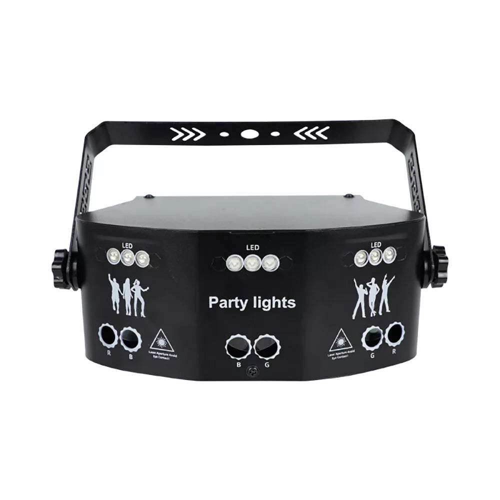 15Eye RGB DMX Laser Stage Strobe Light Projector LED DJ Disco Party Lighting USA