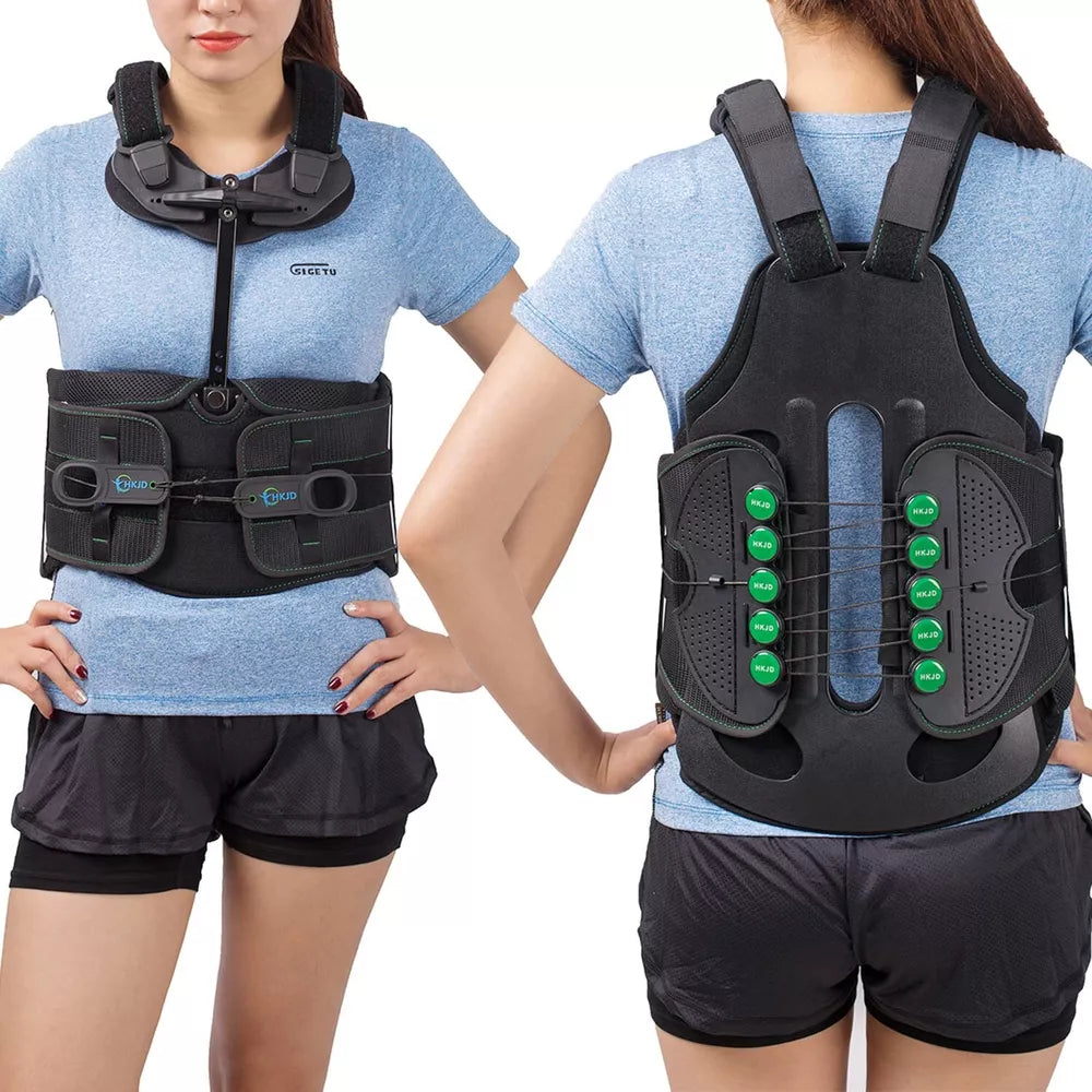 TODDOBRA TLSO Thoracic Full Back Brace for Men and Women - Universal Treat Ky...