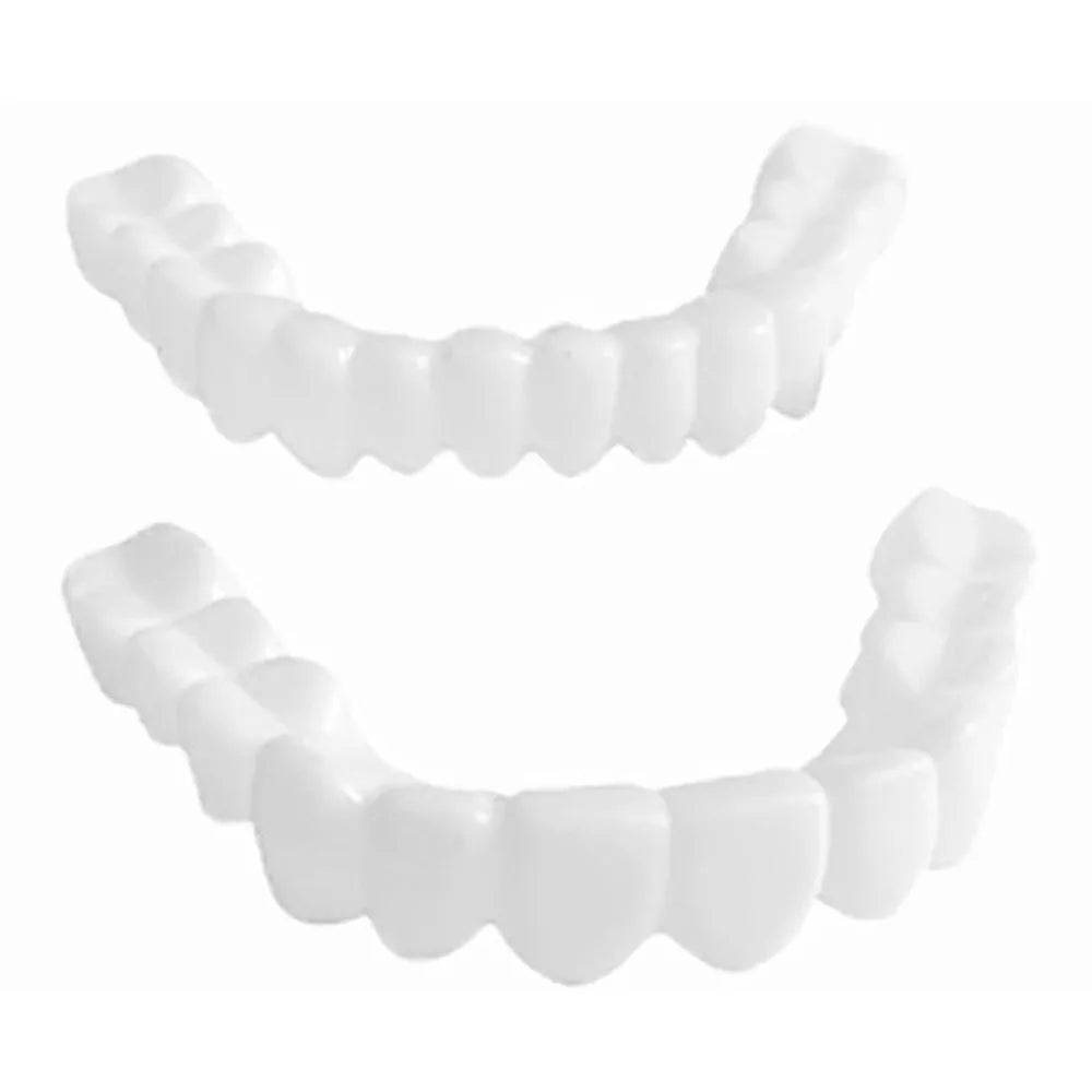 1 Pair Snap on Teeth Veneers for Men and Women Cover The Teeth Fake Tooth