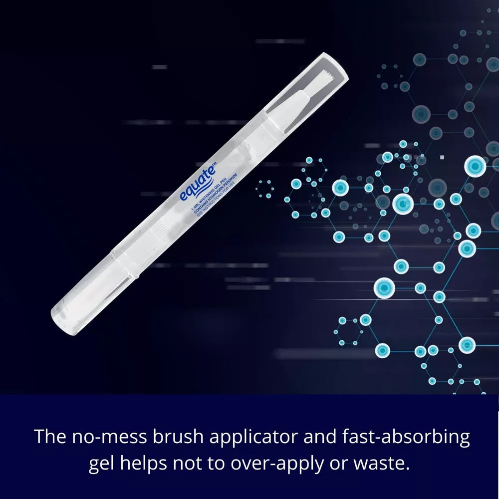 Equate Professional Teeth Whitening Kit, 4 Gel Pens + 1 LED Accelerator Light