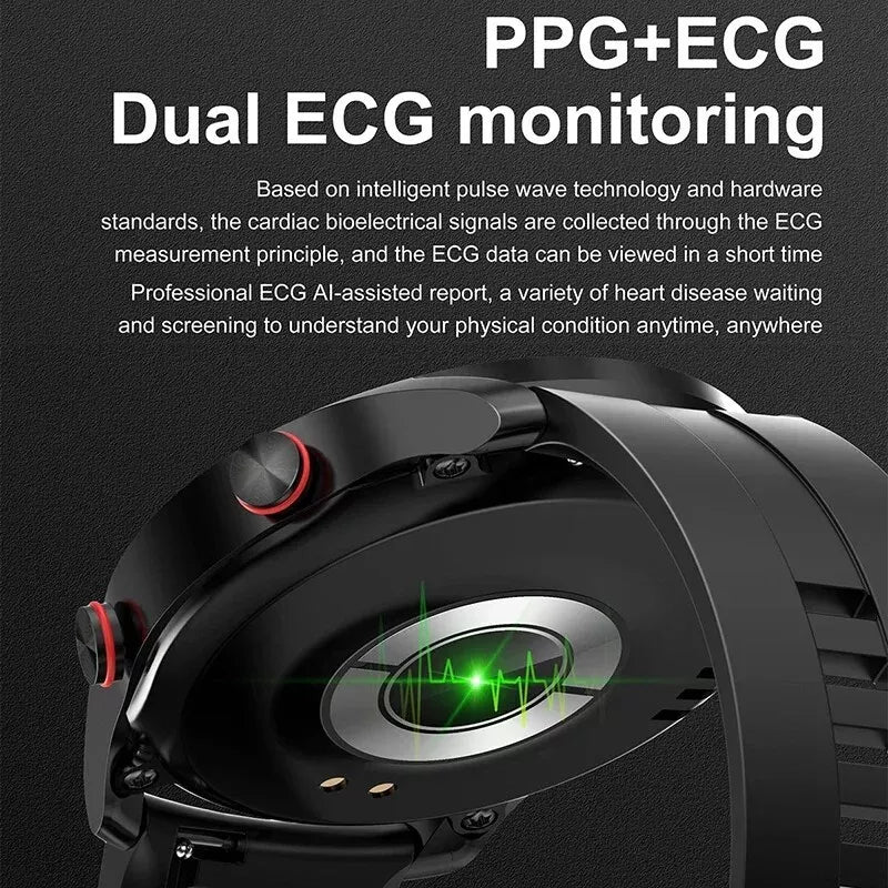 2024 Smart Watch Men Waterproof Xiaomi ECG+PPG Bluetooth call Laser Health