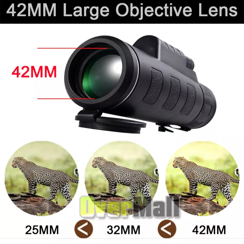 40x60 Monocular Telescope - High Power Outdoor Monocular - Waterproof HD Scope