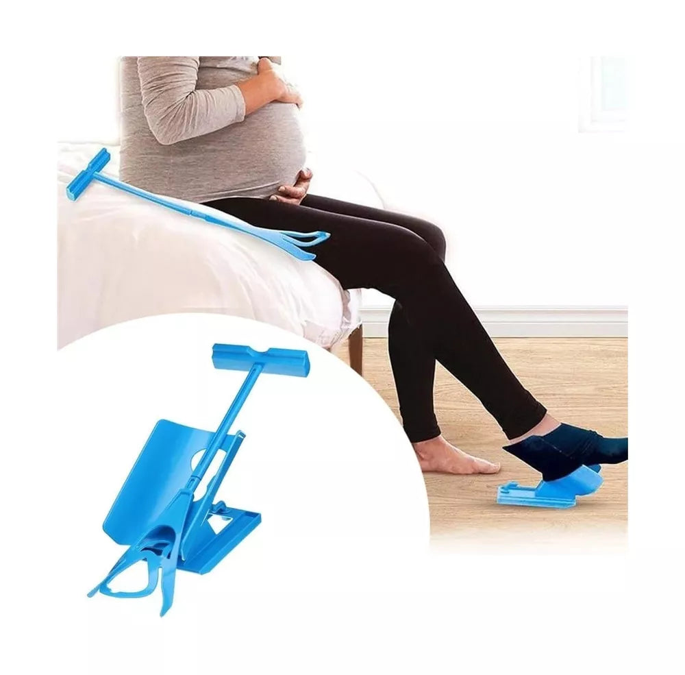 Sock Slider Easy on off Sock Aid Kit Shoe Horn Pain Free No Bending Stretching