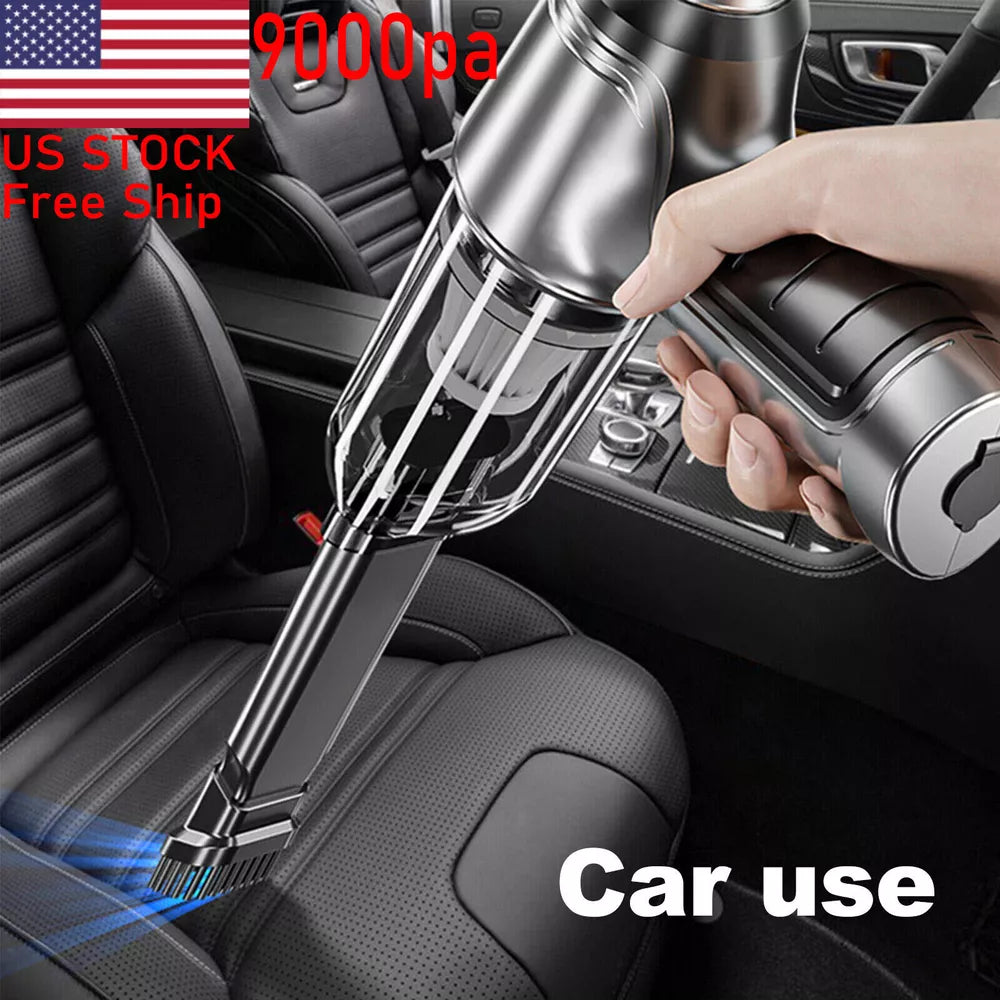 3 in 1 Upgrade Car Vacuum Cleaner Air Blower Wireless Handheld Rechargeable Mini