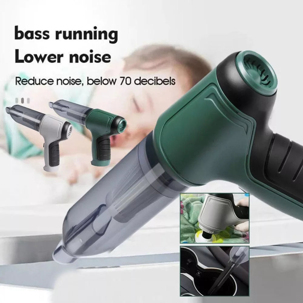 3 in 1 Upgrade Car Vacuum Cleaner Air Blower Wireless Handheld Rechargeable Mini
