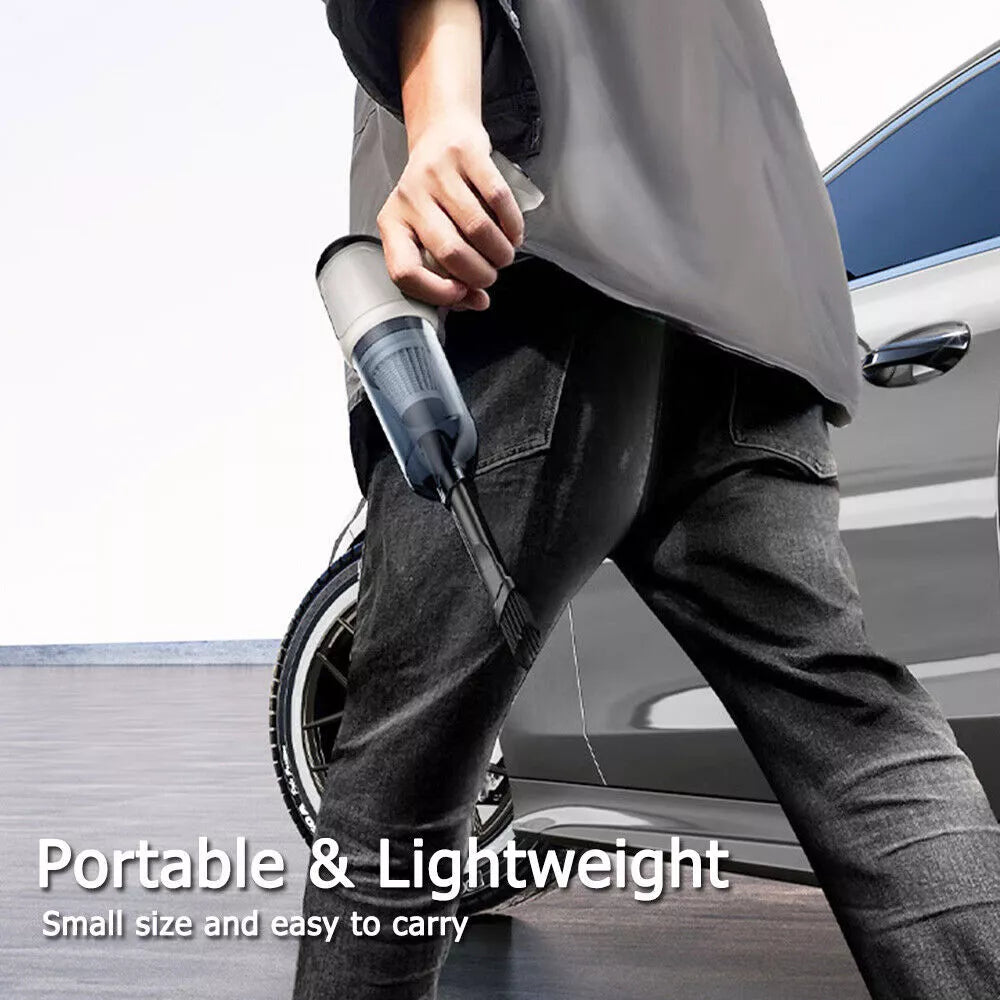 3 in 1 Upgrade Car Vacuum Cleaner Air Blower Wireless Handheld Rechargeable Mini