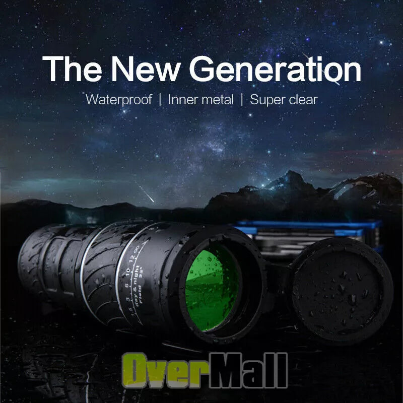 40x60 Monocular Telescope - High Power Outdoor Monocular - Waterproof HD Scope