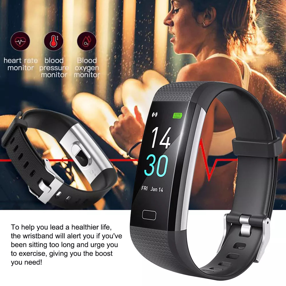 Fitness Activity Tracker Heart Rate Blood Pressure Sport For NEW Smart Watch.