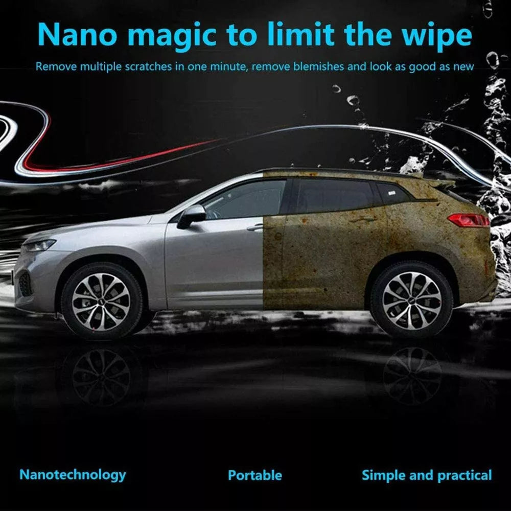 Nano Sparkle Cloth For Car Scratches 1-8PCS Nano Magic Cloth Scratch Remover US