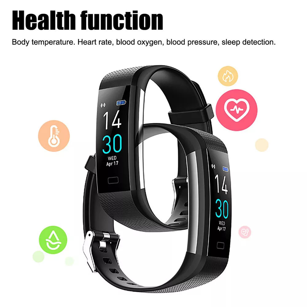 Fitness Activity Tracker Heart Rate Blood Pressure Sport For NEW Smart Watch.