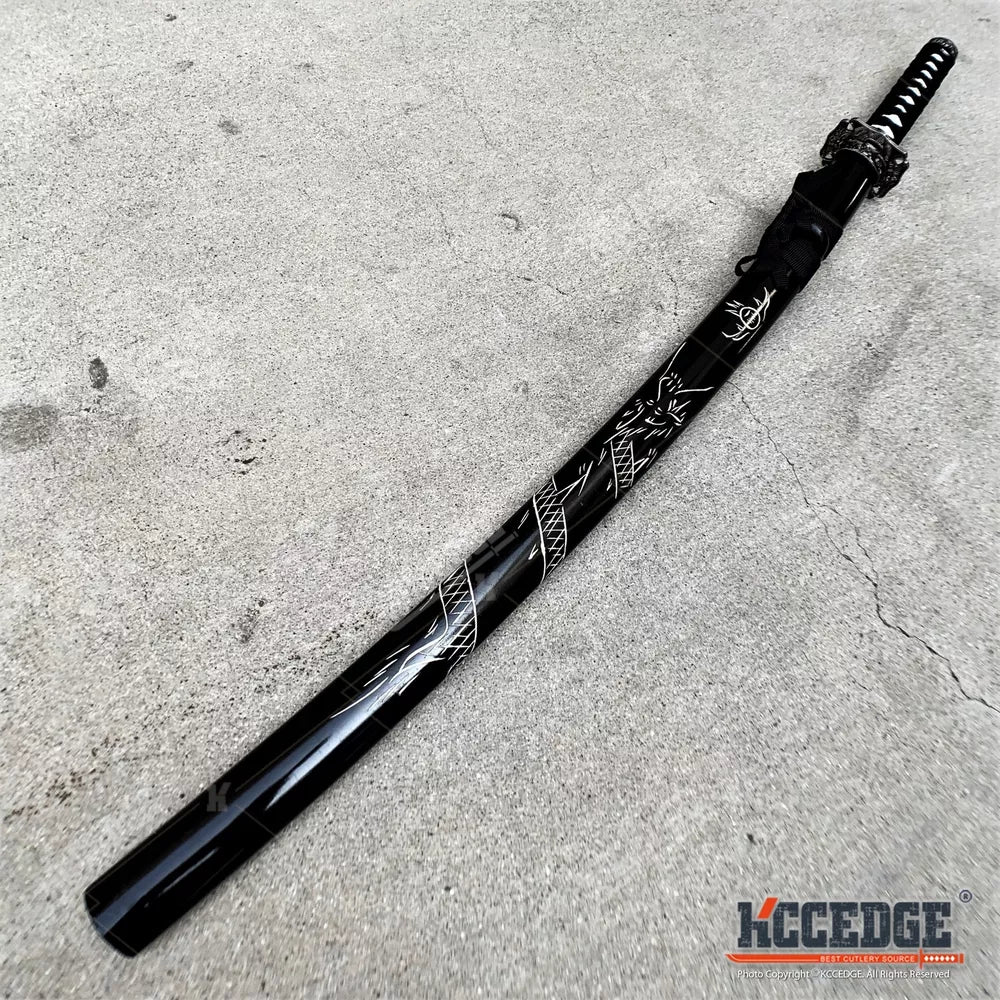 40" Training Practice JAPANESE STYLE SAMURAI KATANA SWORD w/ Tsuba & Saya
