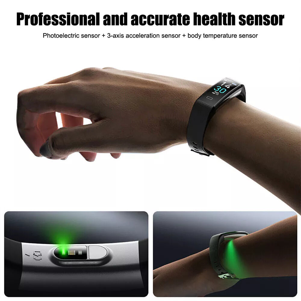 Fitness Activity Tracker Heart Rate Blood Pressure Sport For NEW Smart Watch.