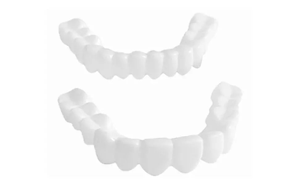 1 Pair Snap on Teeth Veneers for Men and Women Cover The Teeth Fake Tooth