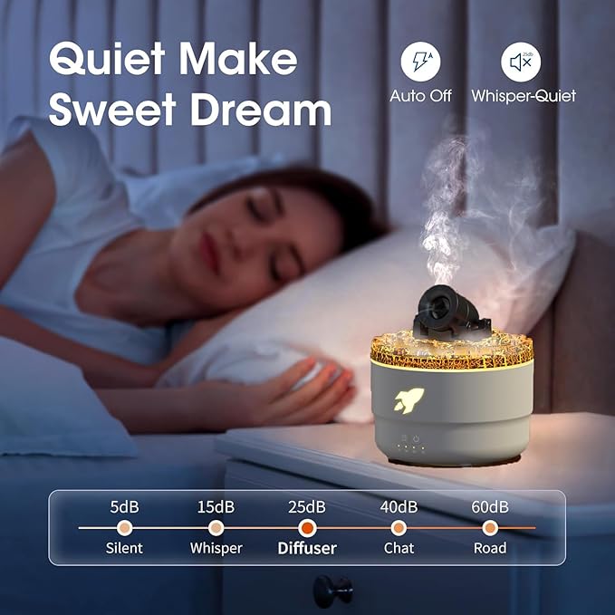 Cannon Blast Aroma Humidifier, Cannon Blast Turret Aromatherapy Humidifier