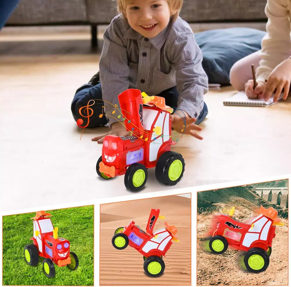 Remote Control Car, Crazy Jumping Dancing Car Toy, Double Sided RC Trucks