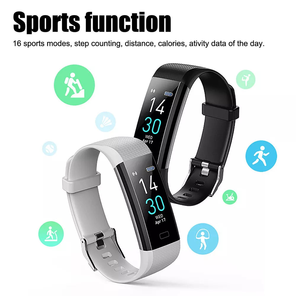 Fitness Activity Tracker Heart Rate Blood Pressure Sport For NEW Smart Watch.