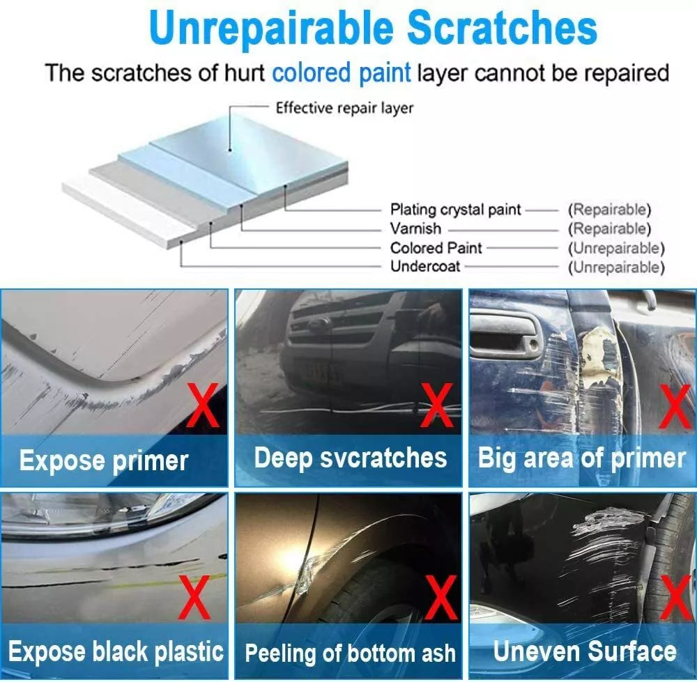 Nano Sparkle Cloth For Car Scratches 1-8PCS Nano Magic Cloth Scratch Remover US