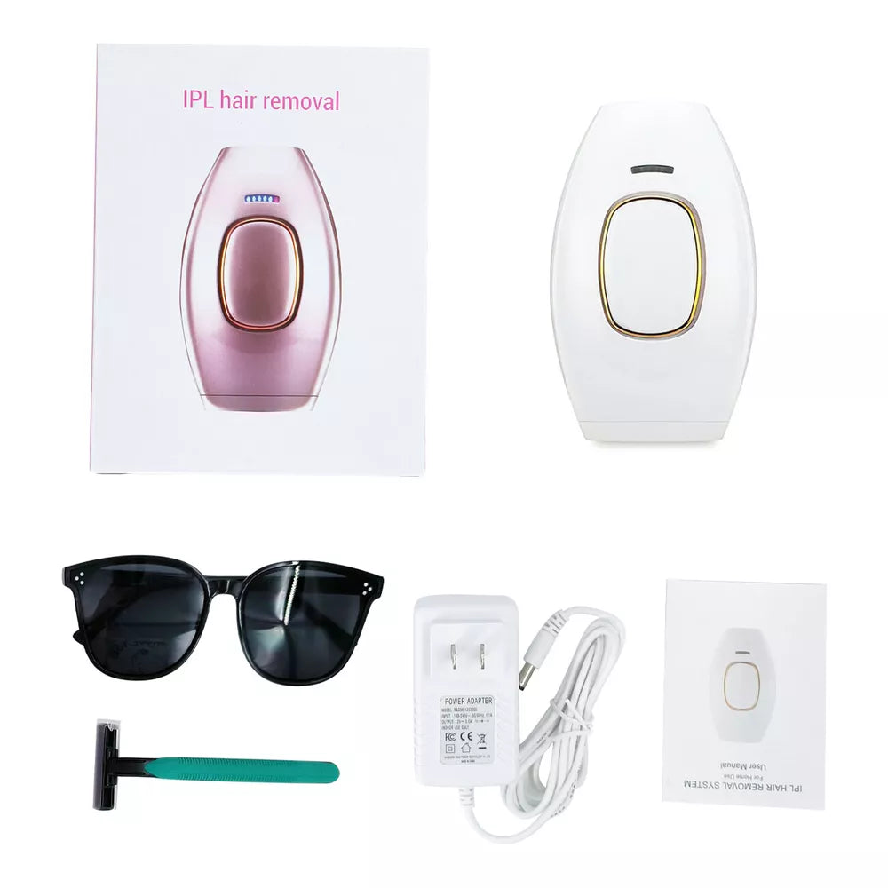 IPL Hair Removal Laser Permanent Body epilator Painless Device 990,000 Flashes