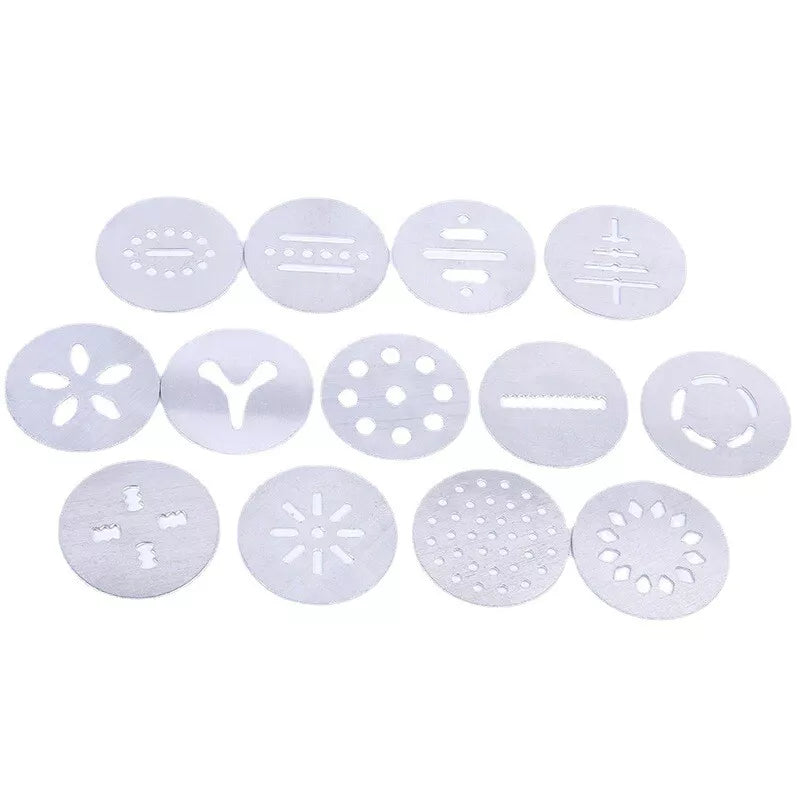 Stainless Steel Cake Cream Decorating Gun Sets Cookie Making Machine Nozzle Mold