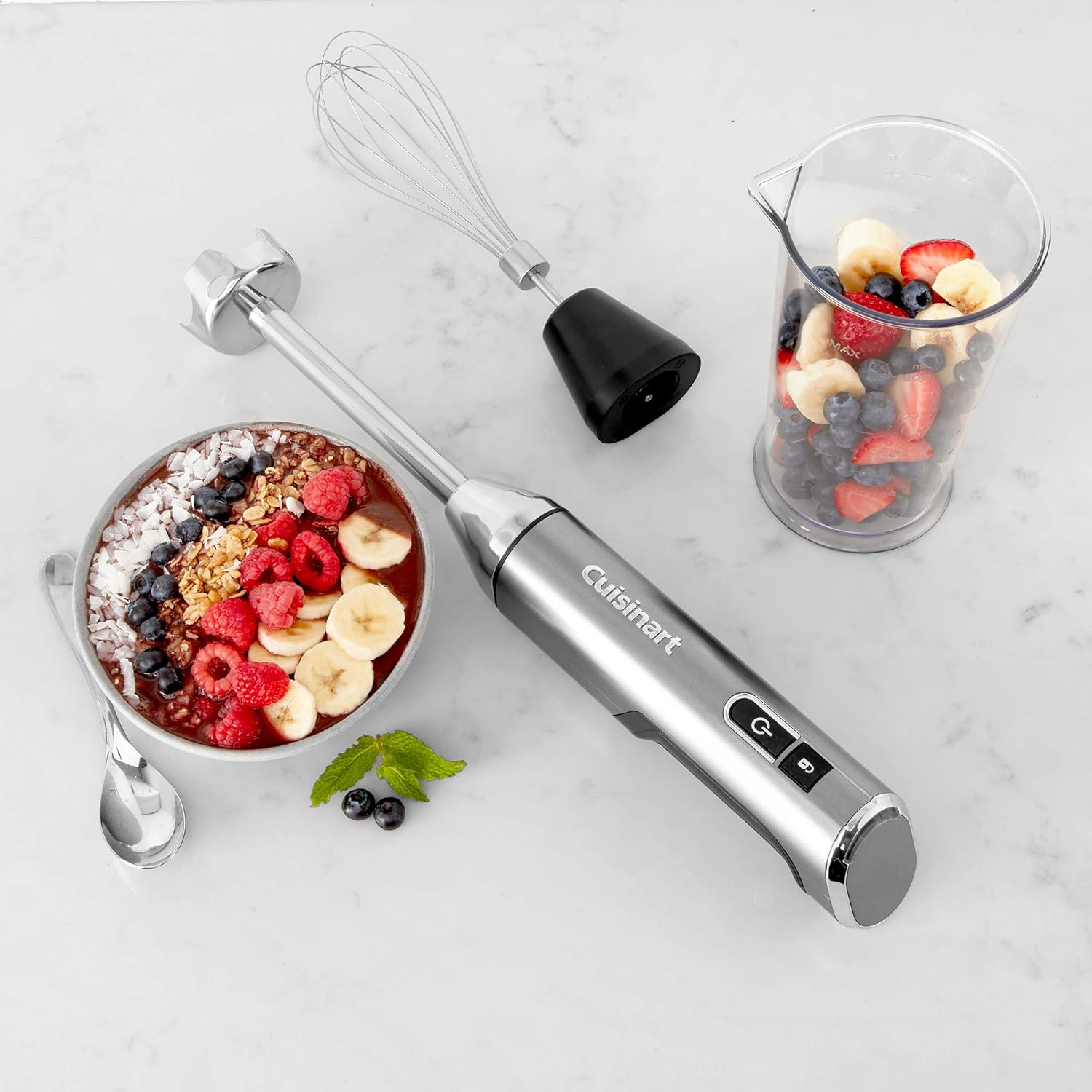 Cuisinart HB400PC Variable Speed Immersion Blender with Food Processor 
