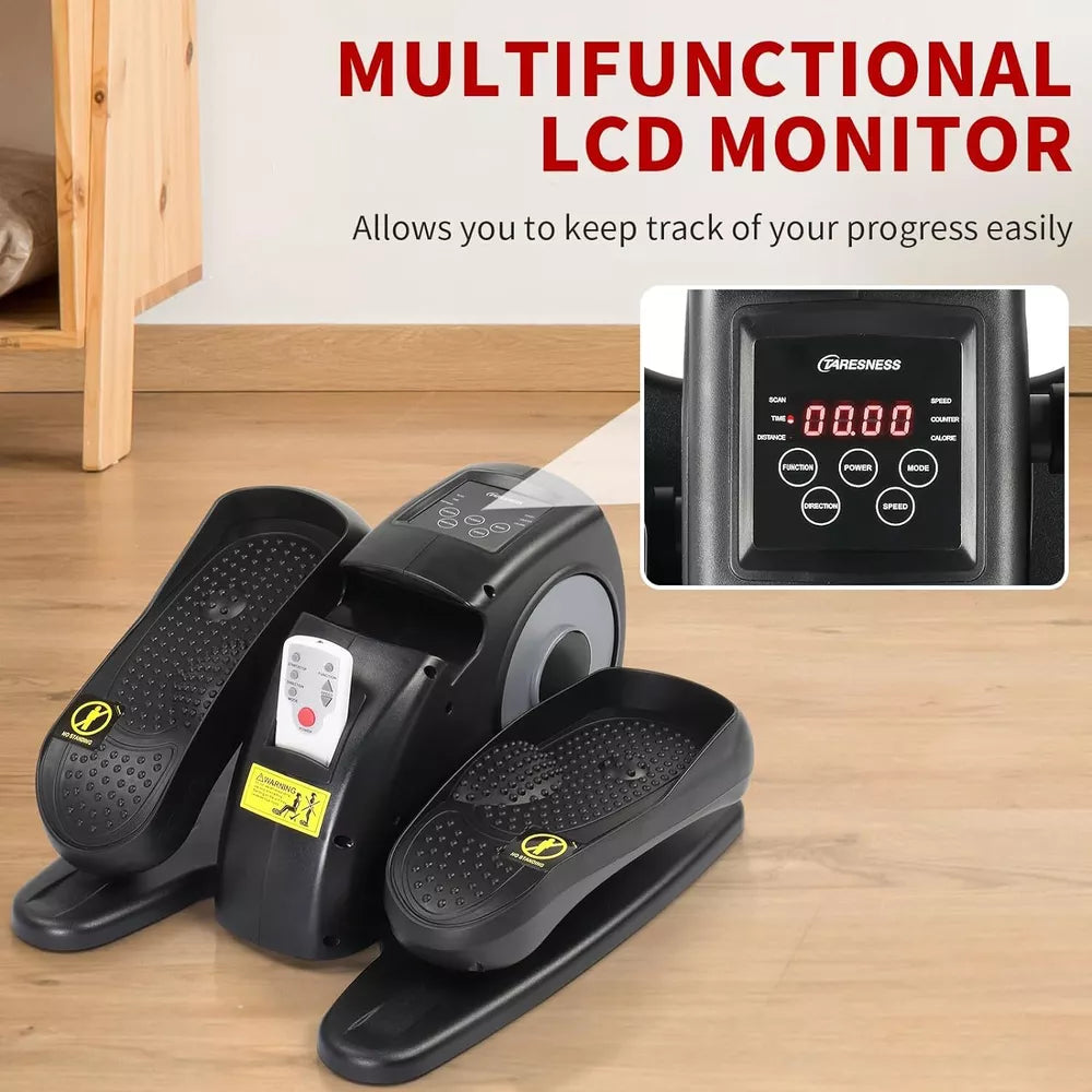 Ellipse Electric Elliptical Machine Under Desk Leg Exerciser Fully Assembled LCD