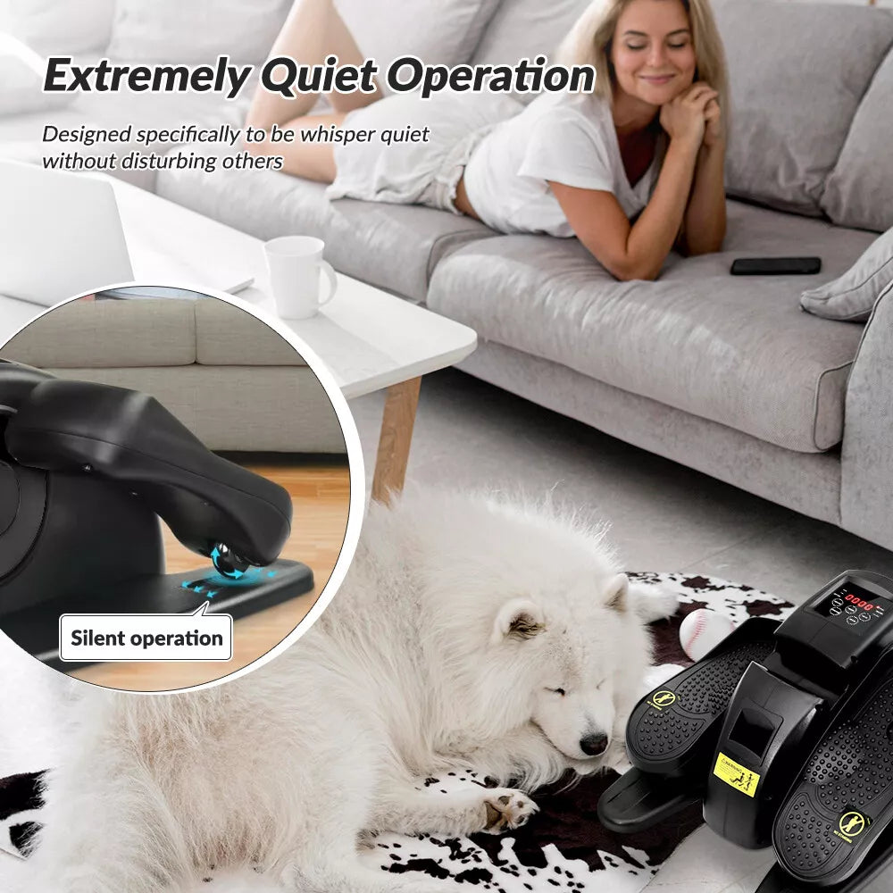 Ellipse Electric Elliptical Machine Under Desk Leg Exerciser Fully Assembled LCD