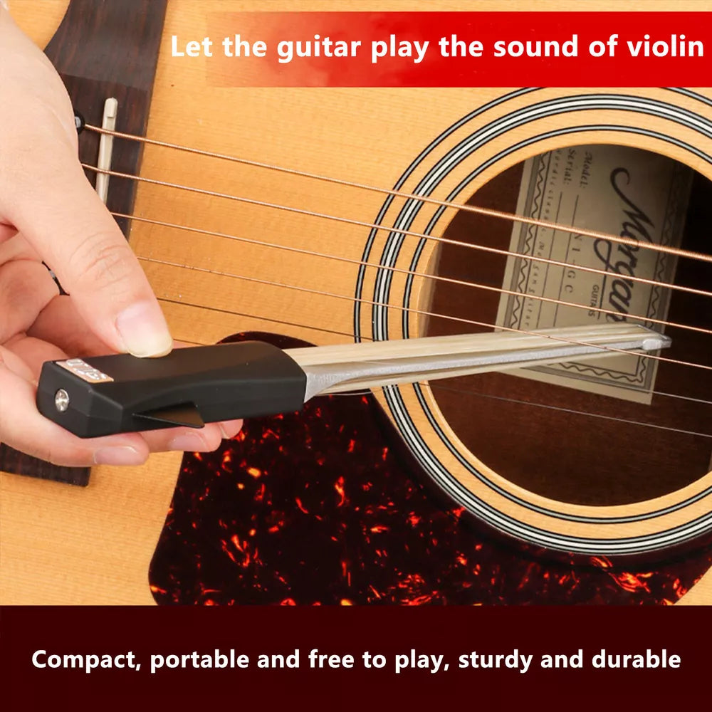 Guitar Bow Picasso Bow Guitar Pick, Dual Purpose Plucked String Tool Guitar Play