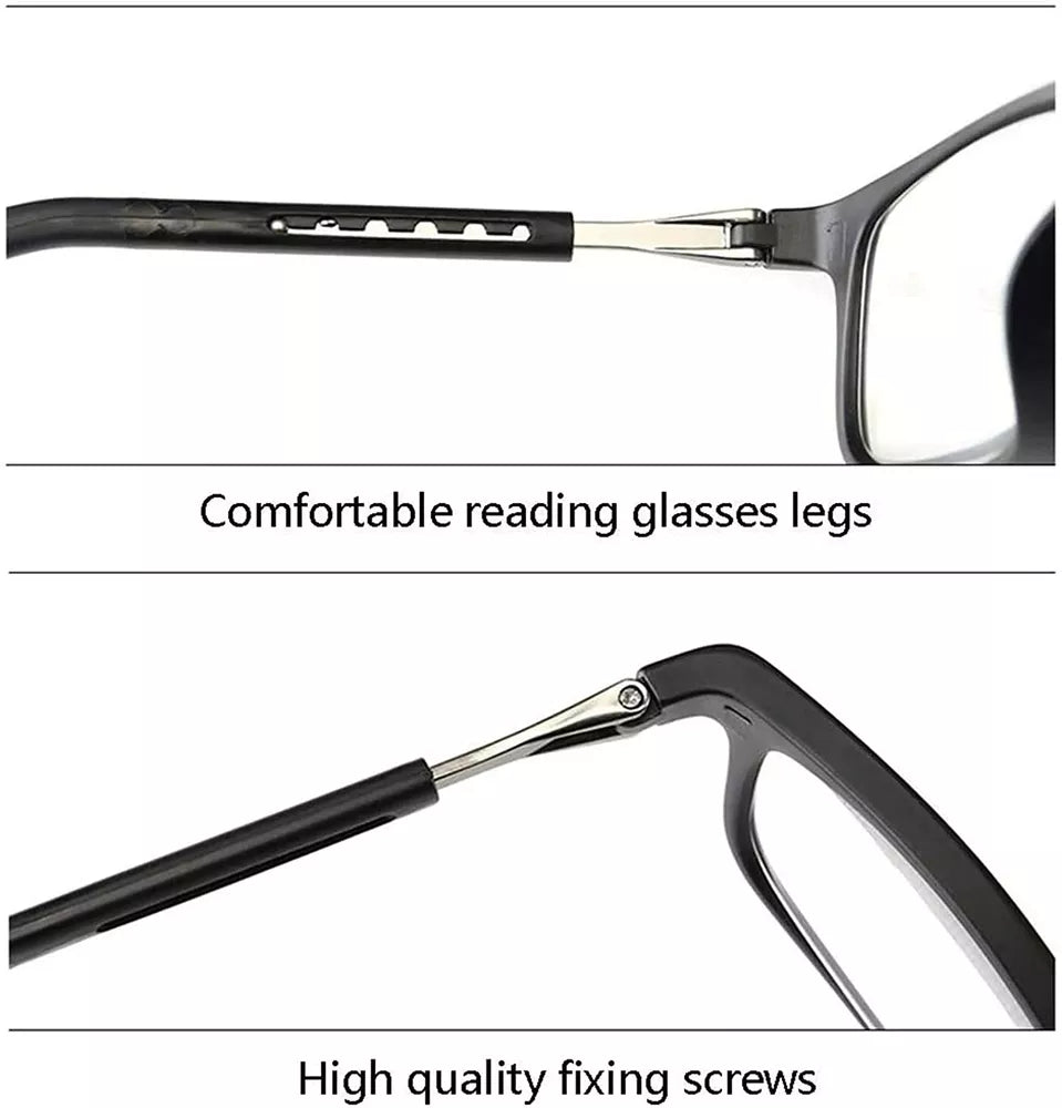 Hanging Folding Magnetic Reading Glasses Front Click Connect Neck Eyeglasses USA q