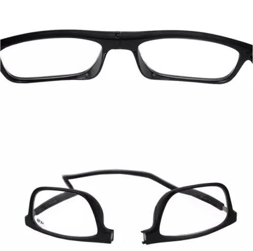 Hanging Folding Magnetic Reading Glasses Front Click Connect Neck Eyeglasses USA q
