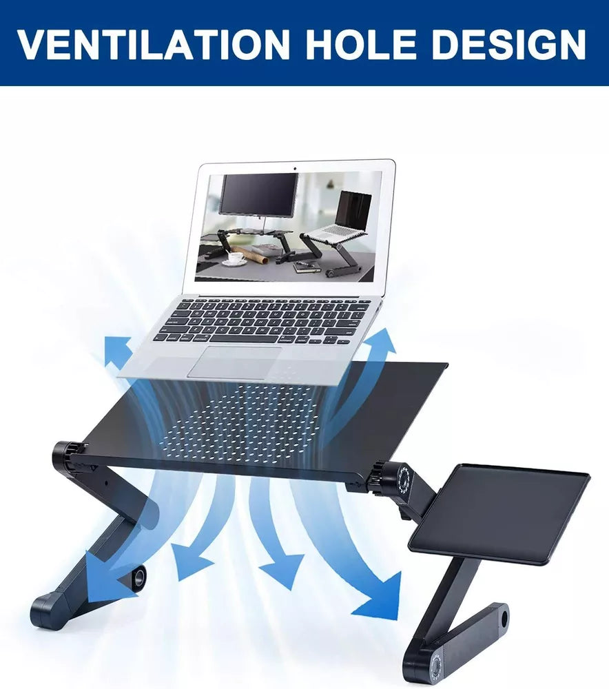 High Quality 360°Adjustable foldable laptop Notebook Desk Table Stand Bed Tray