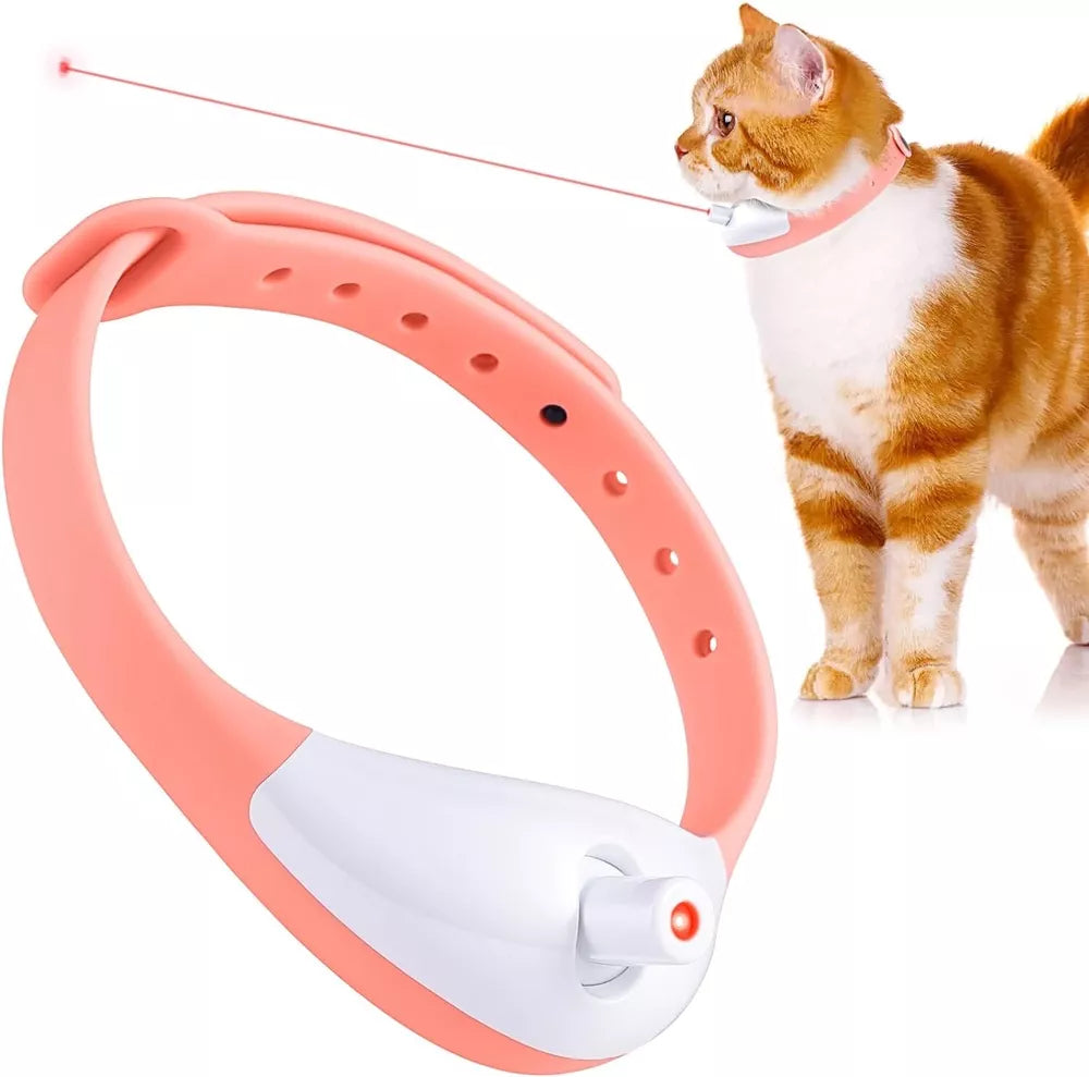 KXK Automatic Cat Laser Toys - Wearable Interactive Cat Toys for Indoor