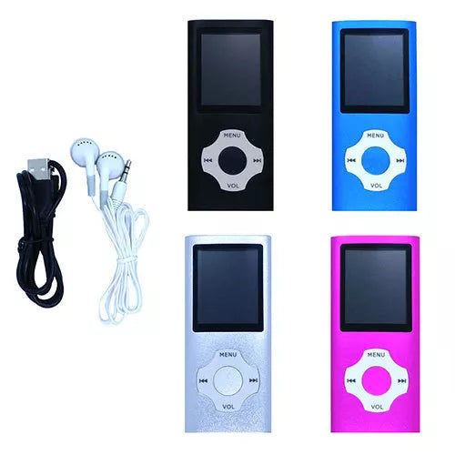 MP3 Music Player Digital LCD 1.8 inch TFT Screen FM Radio Support 64GB Micro SD