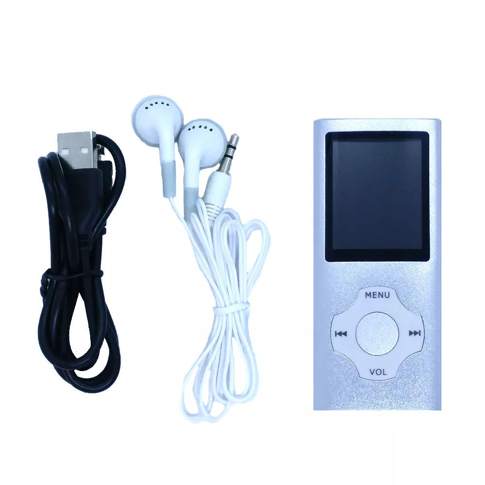 MP3 Music Player Digital LCD 1.8 inch TFT Screen FM Radio Support 64GB Micro SD
