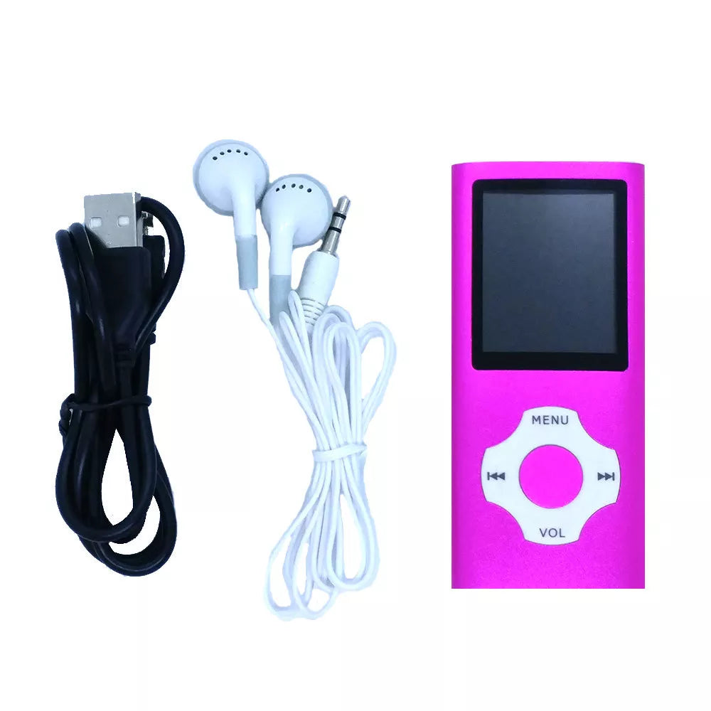 MP3 Music Player Digital LCD 1.8 inch TFT Screen FM Radio Support 64GB Micro SD