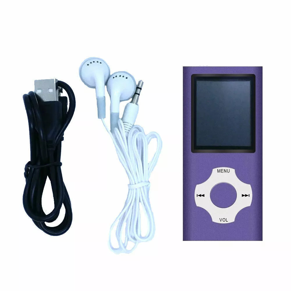 MP3 Music Player Digital LCD 1.8 inch TFT Screen FM Radio Support 64GB Micro SD