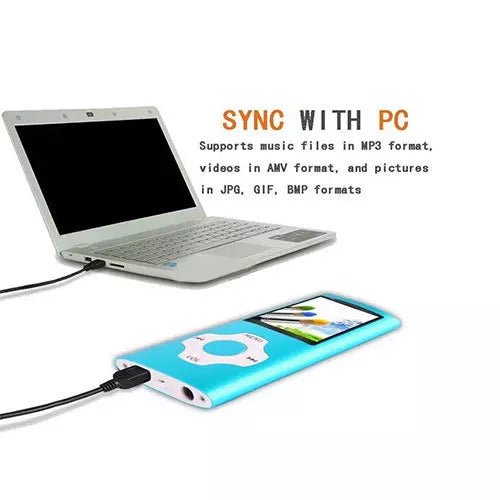 MP3 Music Player Digital LCD 1.8 inch TFT Screen FM Radio Support 64GB Micro SD