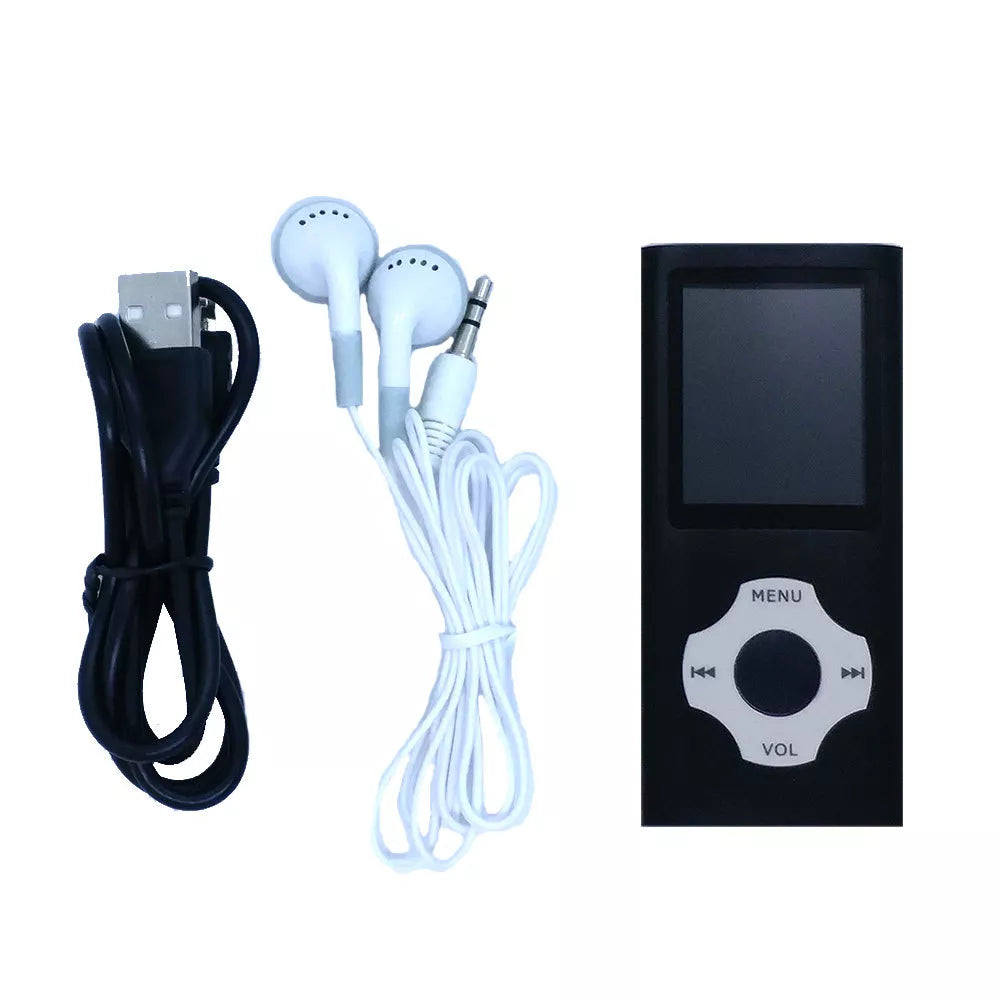 MP3 Music Player Digital LCD 1.8 inch TFT Screen FM Radio Support 64GB Micro SD