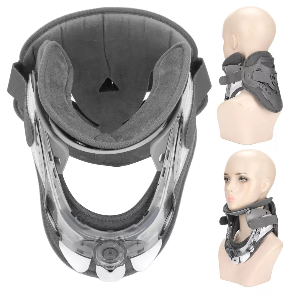 Neck Support Brace Pain Relief Height Adjustable Cervical Traction Device US