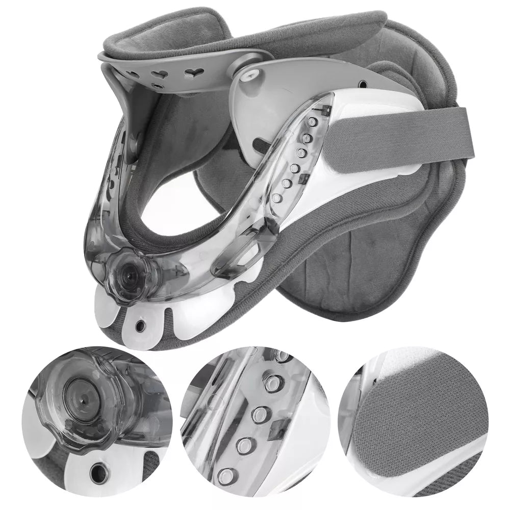 Neck Support Brace Pain Relief Height Adjustable Cervical Traction Device US