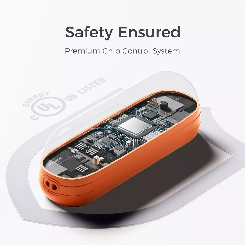 OCOOPA Rechargeable 2PK Magnetic Hand Warmers & 5600mAh Power Bank 12 Hrs Heat