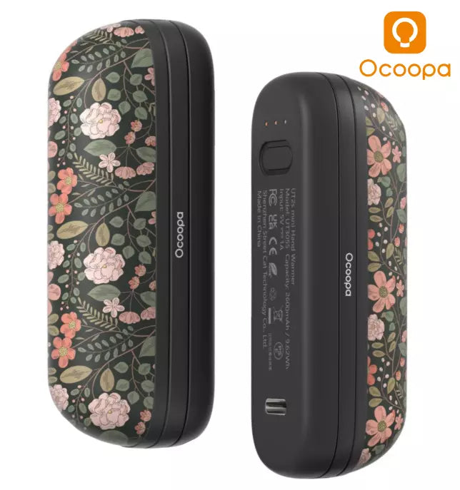 OCOOPA Rechargeable 2PK Magnetic Hand Warmers & 5600mAh Power Bank 12 Hrs Heat