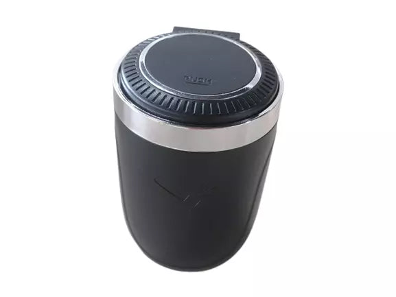 Portable Car Ashtray Cigarette Cylinder Smokeless Cup Holder LED Light with Lid