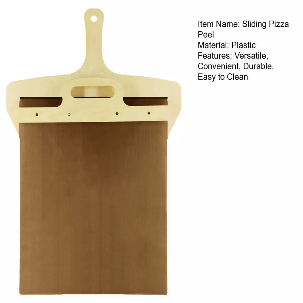 Sliding Pizza Peel Shovel Pala Pizza Scorrevole Wood Non-stick Easy Transfer US