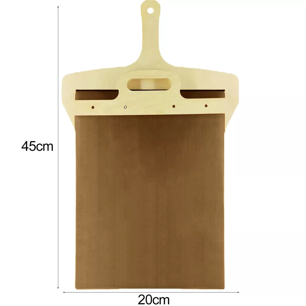 Sliding Pizza Peel Shovel Pala Pizza Scorrevole Wood Non-stick Easy Transfer US