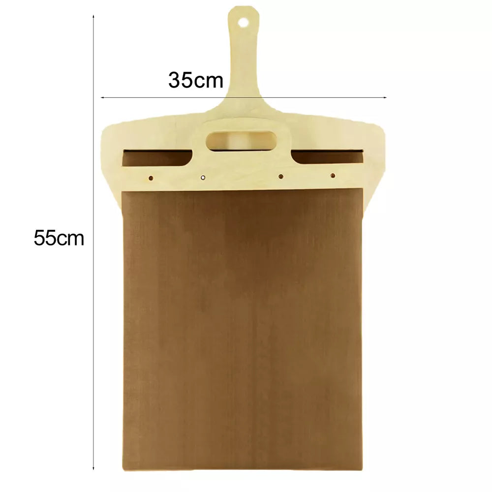 Sliding Pizza Peel Shovel Pala Pizza Scorrevole Wood Non-stick Easy Transfer US