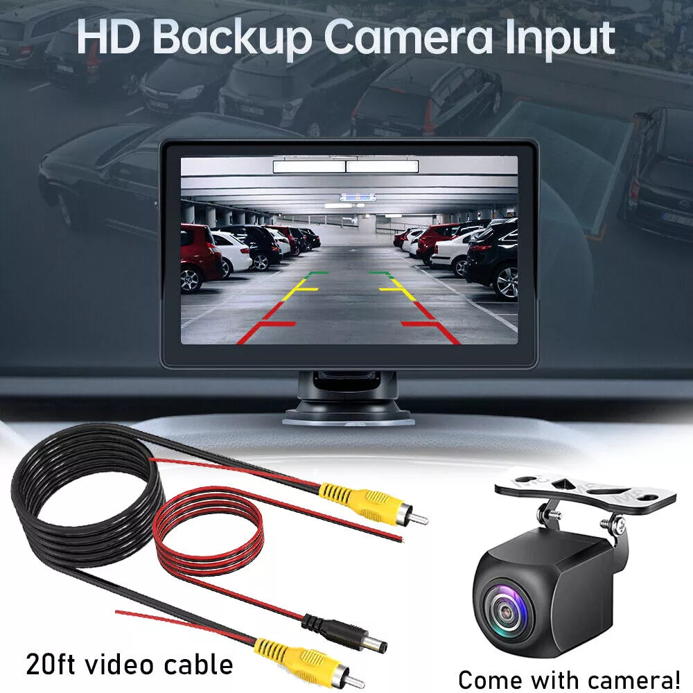 Universal 7" Touch Screen Car Radio Apple CarPlay Android Auto Portable Stereo