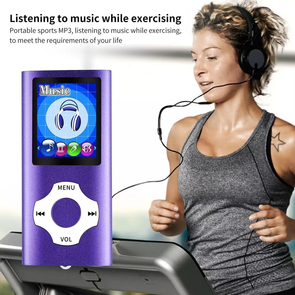 MP3 Music Player Digital LCD 1.8 inch TFT Screen FM Radio Support 64GB Micro SD
