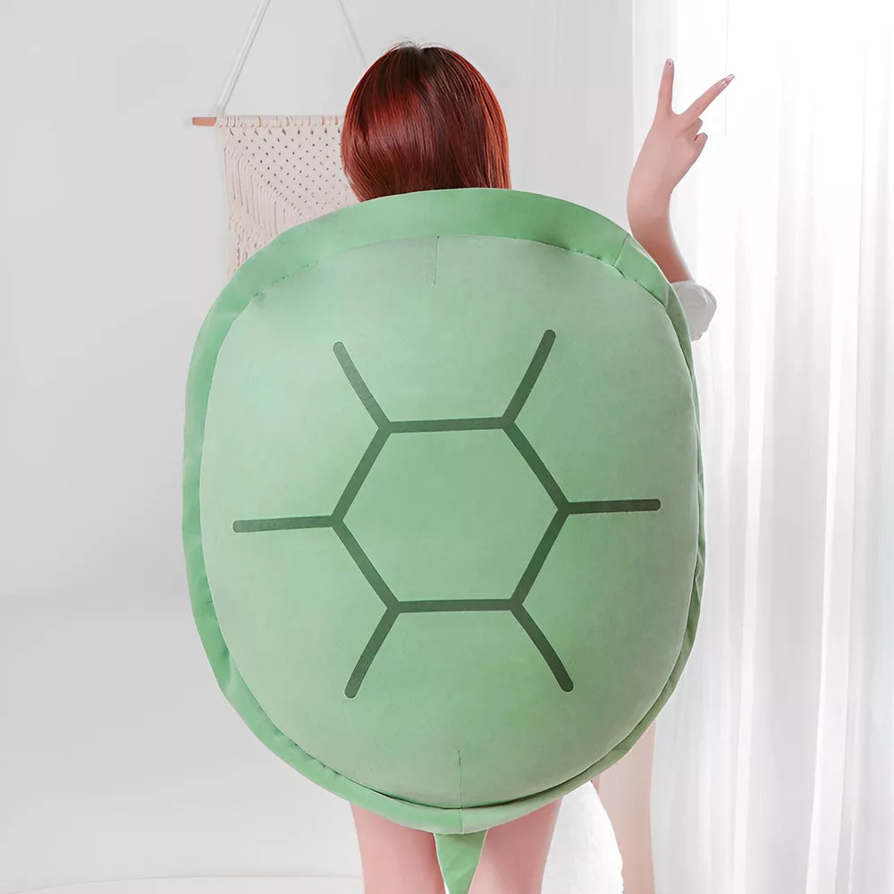 Wearable Turtle Shell Pillows Soft Stuffed Costume Toy 39.4 inch Plush Gift🍀